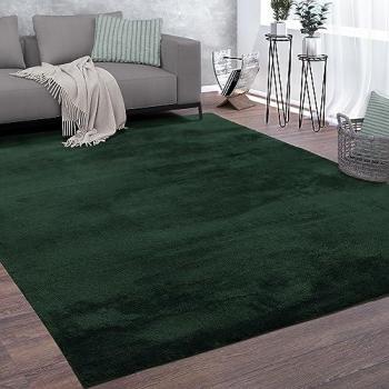Tappeto Verde Lenzuola di Salotto – Pelo Corto, Lavabile, 60x100 cm