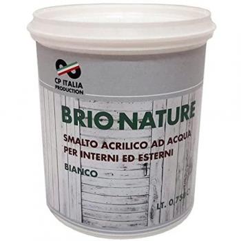 Peinture Écologique Satinée Blanc 6L Brionature