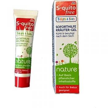 S-Quito Free Soforthilfe Kräutergel 15 ml (12‑Pack)