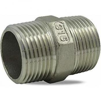 Mamelon inox 316 mâle/mâle 3''