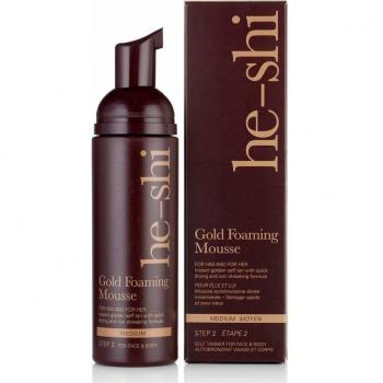 He-Shi Gold Foaming Mousse Instant Self Tanning Mousse