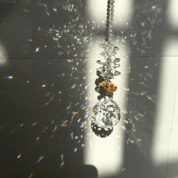 30mm Hanging Crystal Prism