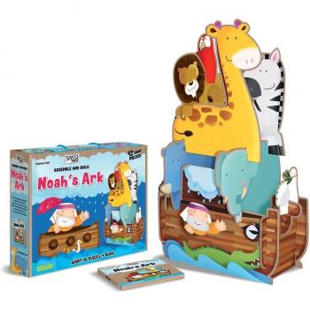 Noah's ark. Assemble and build. Libro puzzle. Ediz. illustrata