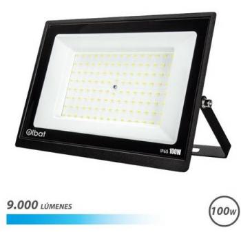 LED Serie Super Slim 100W Elbat – 9000lm, 6500K, IP65 para exteriores