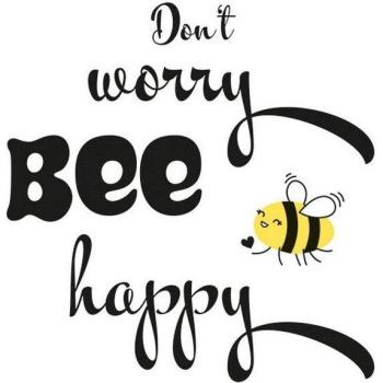Servietten Don't Worry, Bee Happy