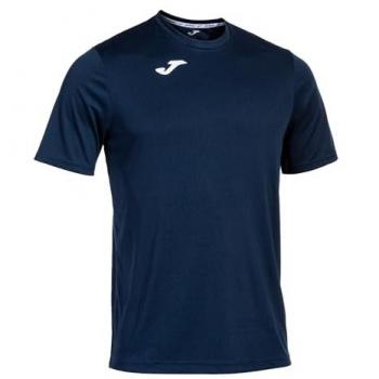 Camiseta Manga Corta Fútbol Niños Joma Combi Marino