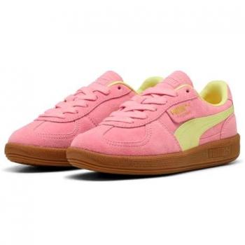Scarpe Puma Palermo Rosa Giallo Lime Junior 37
