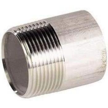 Demi raccord en inox à visser M 1'1/2 40 mm