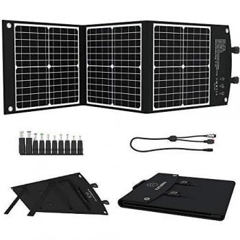 Tragbarer 60 W Solar‑Generator – ETFE‑Monokristallin, Wasser­fest, Faltbar