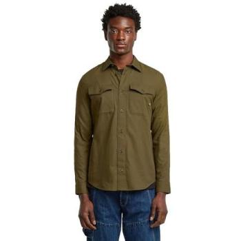 G-Star Chemise slim vert marine XL homme coton