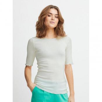 Fransa Bluse 20611874 Écru Elegance