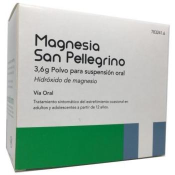 Magnesia San Pellegrino 3,6 G Polvo Para Suspension Oral, 20 Sobres