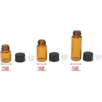 Essence Mini 1 ml – Tube Vidéo en Verre Ambré