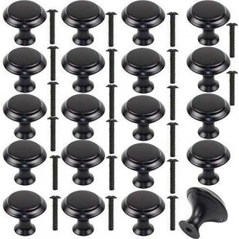 Mushroom Style Cabinet Door Knobs – 20 Unit Pack