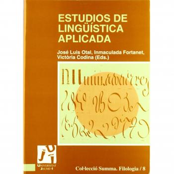 Estudios de linguistica aplicada/ Studies of Applied Linguistic, Colleccio Summa.