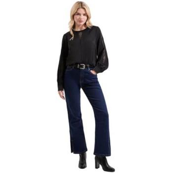 Dorothy Perkins Classic Lace Long‑Sleeve Blouse – Women’s Black, 14