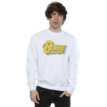 Retro Bowied Moon Logo Sweatshirt – Size L, White