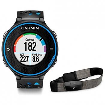 Garmin Forerunner 620 Running Watch, Black/Blue, GPS + Touchscreen + Heart Rate Monitor