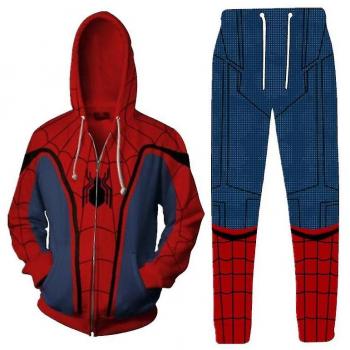 Set de Sudadera y Pantalón Spider-man para Cosplay Unisex