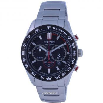 Montre Homme Aviator Noir Eco‑Drive 100 m