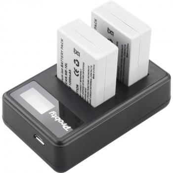 Canon PowerShot NB-10L Battery Set with USB Charger