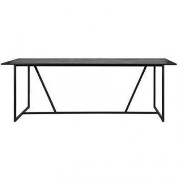 Esstisch WOOOD Tische Gr. B/H/T: 220 cm x 75 cm x 90 cm, schwarz