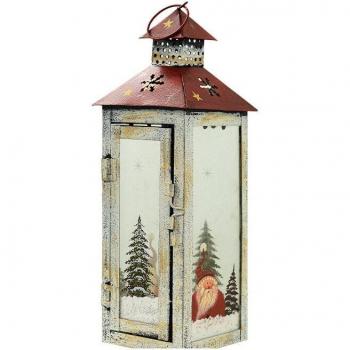 Xmas Santa Lantern Decor