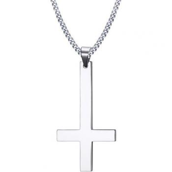 Männer Halskette mit religiösem Kreuzdesign