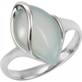 Ring Aqua-Achat in 4,35 ct – VIVANCE Sterling Silber