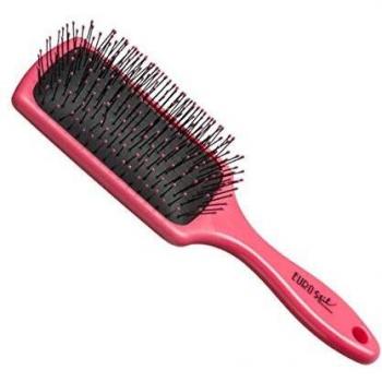 Cepillo Grande Cuadrado Eurostil Rosa