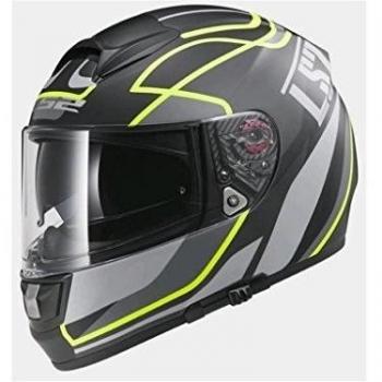 Casco Moto Full Fibre LS2 FF397 Vector Vantage Nero XL