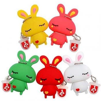 Leizhan 32 GB USB‑Flash‑Drive „Bunny‑Speed“ – Silikon-Design