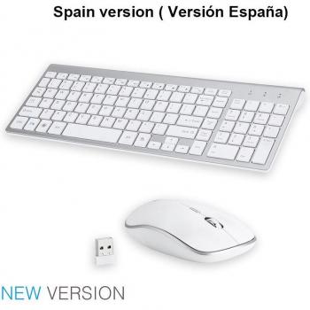 Clavier et souris sans fil silencieux SeenDa pour ordinateur portable