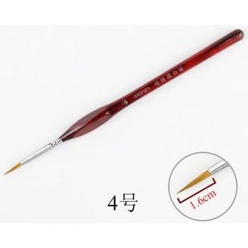 Pinceau demi-brosse pour peinture acrylique