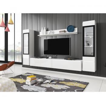Vera II Salon Collection – Meubles et éclairage LED – Blanc pur