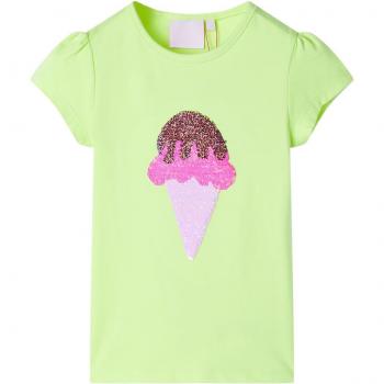 Camiseta neón infantil 140