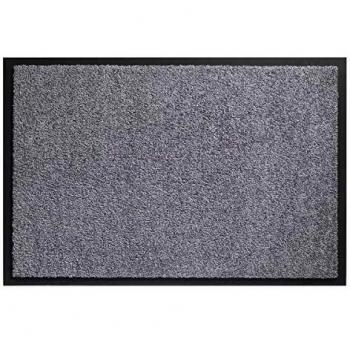 Mat de passage grisé TWISTER 40 × 60 cm, mat durable