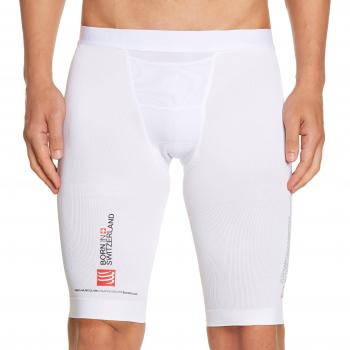 Compressport Triathlon‑Shorts (Kompression) – Weiß – L – CS2SHTRI00T3