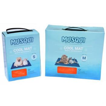 Musqui Manta Réfrigérante pour Chiens et Chats, Orange