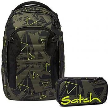 Satch Match Geo Storm Schulrucksack Duo-Set