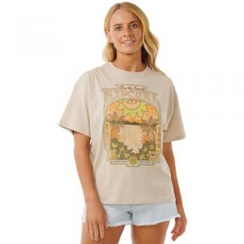 Rip Curl Maglietta Slow Down Heritage a Maniche Corte L