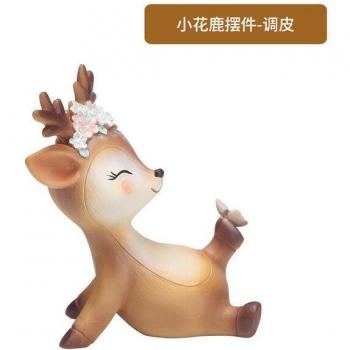 Resin Mini Deer Decoration for Home