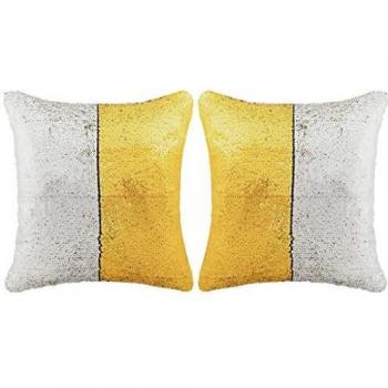 Guanciale Sparkle 60x60 cm VidaXL 2X (Oro & Argento)
