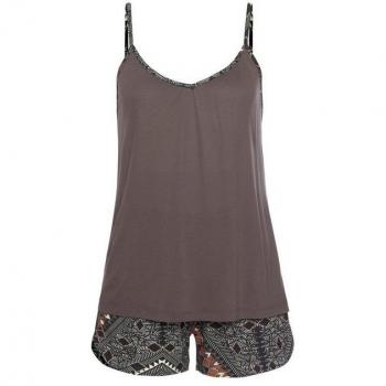 Lascana Damen Shorty mit Spaghettiträgern, Gr. 36/38