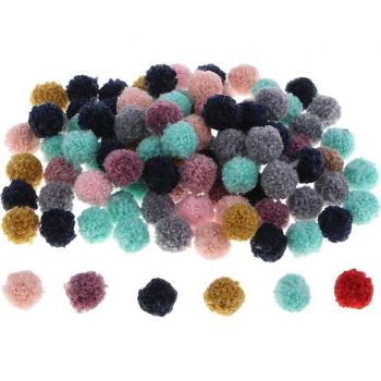 Décoration Noël Pompons