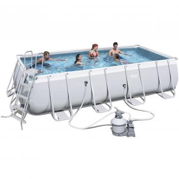 Piscina rettangolare Bestway Power Steel 549x274x122 cm
