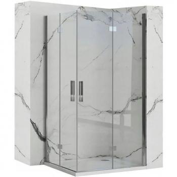 Rea Doble Cabina Ducha Molier 80x80 en Chrome
