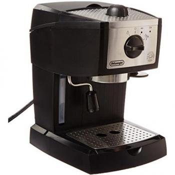Cafetera Espresso DeLonghi EC155, 1L, 15 Bar, Negro-Metal