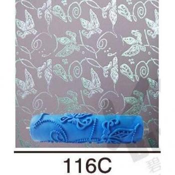 3‑D Pattern Paint Roller (7″ Rubber Roll), Wall & Wallpaper Decoration Tool – Paint 116C