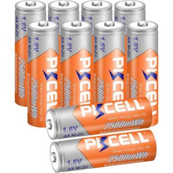 Baterías Recargables AA 2500mWh para Cámaras y Juguetes